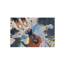 Load image into Gallery viewer, A girl with an umbrella Rug