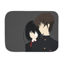 Load image into Gallery viewer, Another Mei Misaki, Kouichi Sakakibara Sherpa Blanket