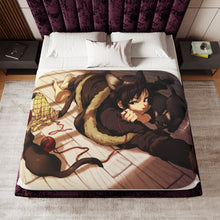 Load image into Gallery viewer, Anime Durarara!!r Sherpa Blanket