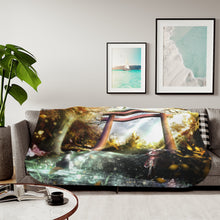 Load image into Gallery viewer, A soothing nature Sherpa Blanket