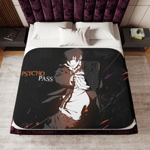 Load image into Gallery viewer, Shinya Kogami With His dominator Sherpa Blanket