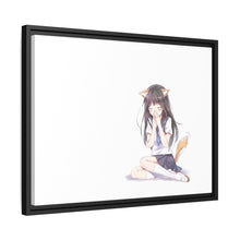Load image into Gallery viewer, Eru Chitanda Cat Canvas Framed Art Print
