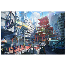 Load image into Gallery viewer, Saitama Looking Out Over the City Jigsaw Puzzle