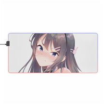 Load image into Gallery viewer, Rascal Does Not Dream of Bunny Girl Senpai RGB LED Mouse Pad (Desk Mat)