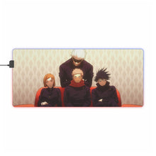 Load image into Gallery viewer, Satoru Gojo Yuji Itadori Nobara Kugisaki and Megumi Fushiguro RGB LED Mouse Pad (Desk Mat)