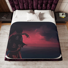 Load image into Gallery viewer, Sunset Sherpa Blanket