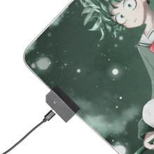 Load image into Gallery viewer, My Hero Academia Izuku Midoriya RGB LED Mouse Pad (Desk Mat)