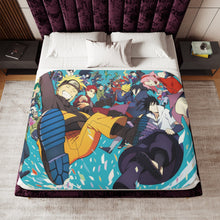 Load image into Gallery viewer, Anime Naruto Sherpa Blanket