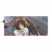 Load image into Gallery viewer, The Melancholy Of Haruhi Suzumiya RGB LED Mouse Pad (Desk Mat)