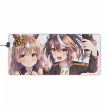 Load image into Gallery viewer, Kitasan Black & Satono Diamond RGB LED Mouse Pad (Desk Mat)