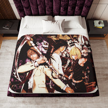 Load image into Gallery viewer, Anime Death Note Sherpa Blanket