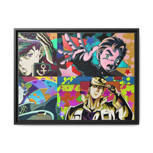 Load image into Gallery viewer, Jotaro Kujo Josuke Higashikata and Okuyasu Nijimura Canvas Framed Art Print