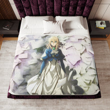 Load image into Gallery viewer, Violet Evergarden Sherpa Blanket