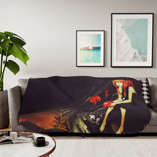 Load image into Gallery viewer, Guilty Crown Inori Yuzuriha Sherpa Blanket