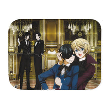 Load image into Gallery viewer, Black Butler Sherpa Blanket