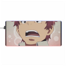 Load image into Gallery viewer, Blue Exorcist RGB LED Mouse Pad (Desk Mat)