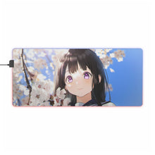 Load image into Gallery viewer, Hyouka Eru Chitanda RGB LED Mouse Pad (Desk Mat)
