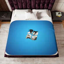 Load image into Gallery viewer, Death Note Light Yagami Sherpa Blanket