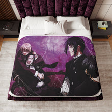 Load image into Gallery viewer, Black Butler Sherpa Blanket