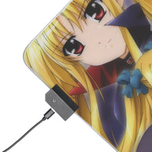 Load image into Gallery viewer, Magical Girl Lyrical Nanoha RGB LED Mouse Pad (Desk Mat)