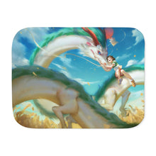 Load image into Gallery viewer, Anime Spirited Away Sherpa Blanket