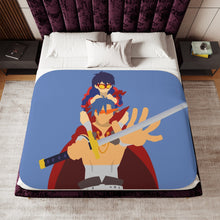 Load image into Gallery viewer, Kamina and Simon Tengen Toppa Gurren Lagann Sherpa Blanket