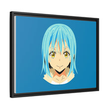 Load image into Gallery viewer, Rimuru Tempest Face ( Blue Background ) Canvas Framed Art Print