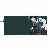 Load image into Gallery viewer, My Hero Academia Izuku Midoriya RGB LED Mouse Pad (Desk Mat)