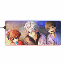 Load image into Gallery viewer, Gintama Gintoki Sakata, Kagura, Shimura Shinpachi RGB LED Mouse Pad (Desk Mat)