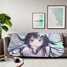 Load image into Gallery viewer, Hyouka Eru Chitanda Sherpa Blanket