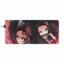 Load image into Gallery viewer, Nezuko Kamado RGB LED Mouse Pad (Desk Mat)