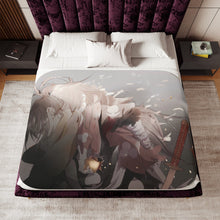 Load image into Gallery viewer, Hyakkimaru and Mio Sherpa Blanket