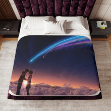 Load image into Gallery viewer, Your Name. Sherpa Blanket