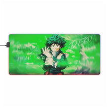 Load image into Gallery viewer, My Hero Academia Izuku Midoriya RGB LED Mouse Pad (Desk Mat)