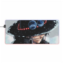 Load image into Gallery viewer, Portgas D. Ace RGB LED Mouse Pad (Desk Mat)