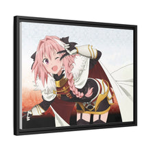 Load image into Gallery viewer, Rider of Black Canvas Framed Art Print