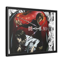 Load image into Gallery viewer, Anime Death Note Canvas Framed Art Print