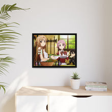 Load image into Gallery viewer, Asuna, Lisbeth and Kirito Canvas Framed Art Print