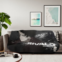 Load image into Gallery viewer, Anime Samurai Champloor Sherpa Blanket