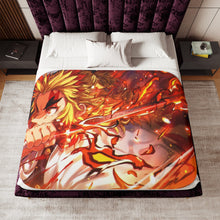 Load image into Gallery viewer, Anime Demon Slayer: Kimetsu no Yaiba Sherpa Blanket