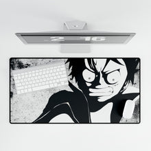 Load image into Gallery viewer, The unstoppable monkey d luffy Mouse Pad (Desk Mat)