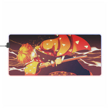 Load image into Gallery viewer, Zenitsu Agatsuma RGB LED Mouse Pad (Desk Mat)