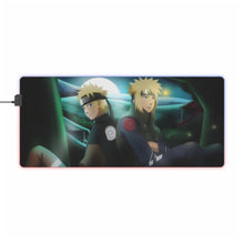 Load image into Gallery viewer, Naruto and Minato RGB LED Mouse Pad (Desk Mat)