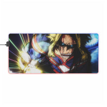 Load image into Gallery viewer, My Hero Academia All Might RGB LED Mouse Pad (Desk Mat)