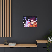 Load image into Gallery viewer, Sora and Shiro Canvas Framed Art Print