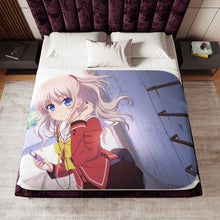 Load image into Gallery viewer, Nao Tomori listening to music Sherpa Blanket