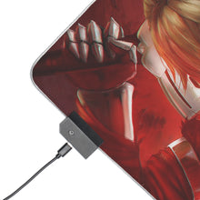 Load image into Gallery viewer, Fate/Apocrypha Saber Of Red RGB LED Mouse Pad (Desk Mat)