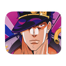Load image into Gallery viewer, Jotaro Kujo Sherpa Blanket