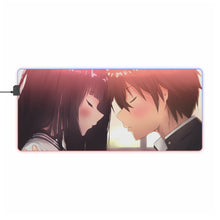 Load image into Gallery viewer, Eru Chitanda And Hōtarō Oreki Conected RGB LED Mouse Pad (Desk Mat)