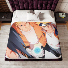 Load image into Gallery viewer, Boruto Sherpa Blanket